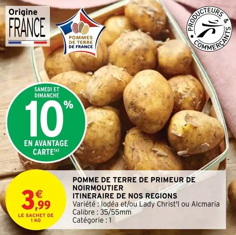 POMME DE TERRE DE PRIMEUR DE NOIRMOUTIER ITINERAIRE DE NOS REGIONS