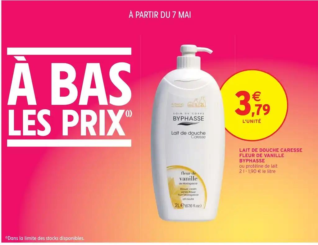 LAIT DE DOUCHE CARESSE FLEUR DE VANILLE