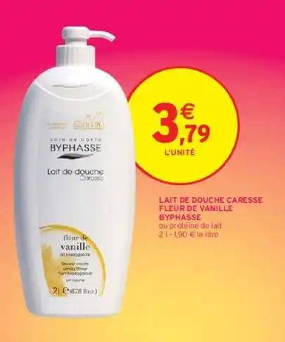 Byphasse - lait de douche caresse fleur de vanille