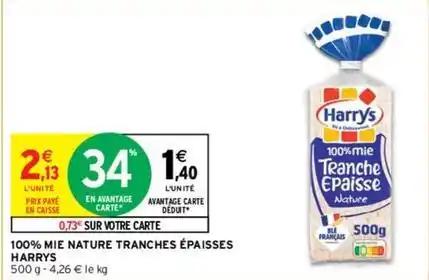 Harry's - 100% mie nature tranches épaisses