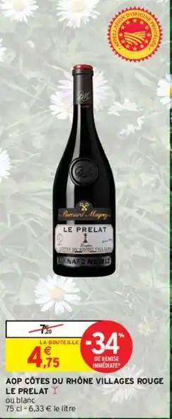 Le prelat - aop côtes du rhône villages rouge