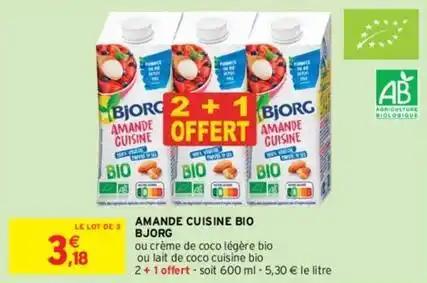 Bjorg - amande cuisine bio