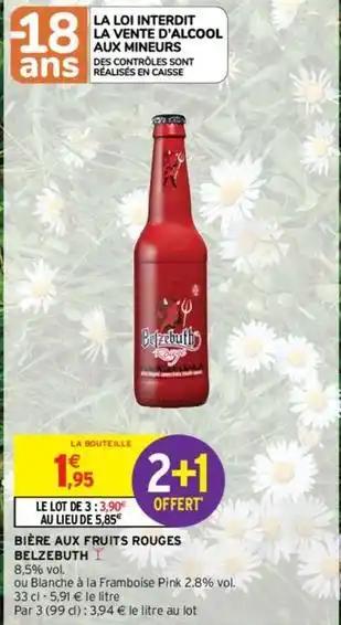 Belzebuth - bière aux fruits rouges