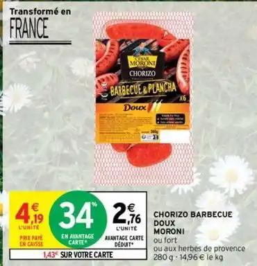 Moroni - chorizo barbecue doux