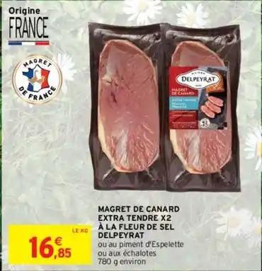 Delpeyrat - magret de canard extra tendre x2 à la fleur de sel