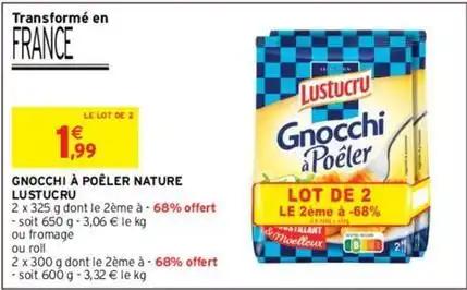 Lustucru - gnocchi à poêler nature