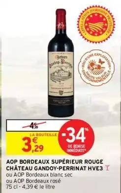 Château gandoy perrinat - aop bordeaux supérieur rouge hve3