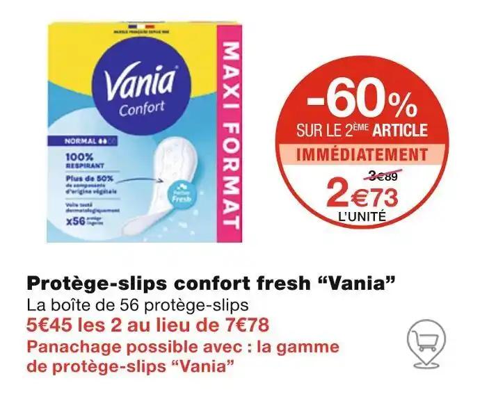 Vania Protège-slips confort fresh