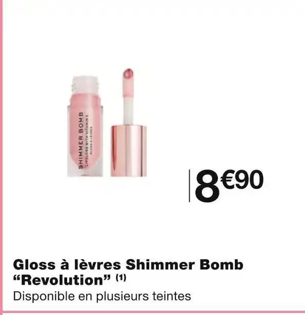 Revolution Gloss à lèvres Shimmer Bomb