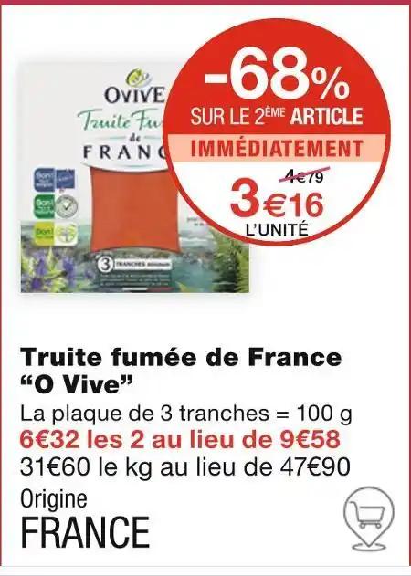 O Vive Truite fumée de France