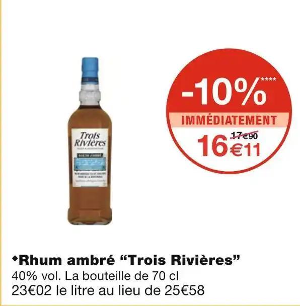 Trois Rivières Rhum ambré