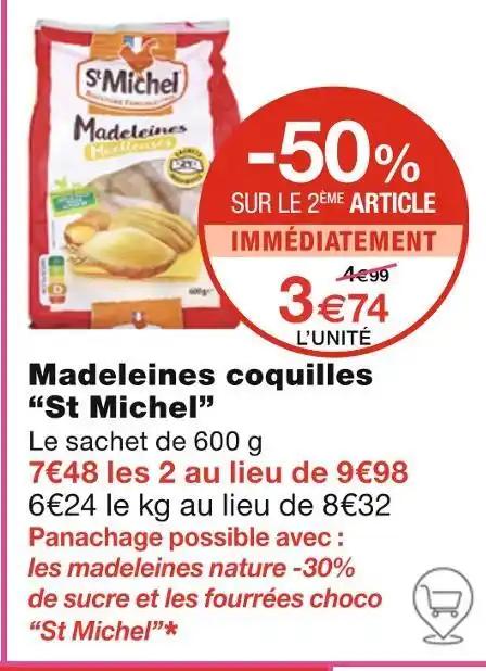 St Michel Madeleines coquilles