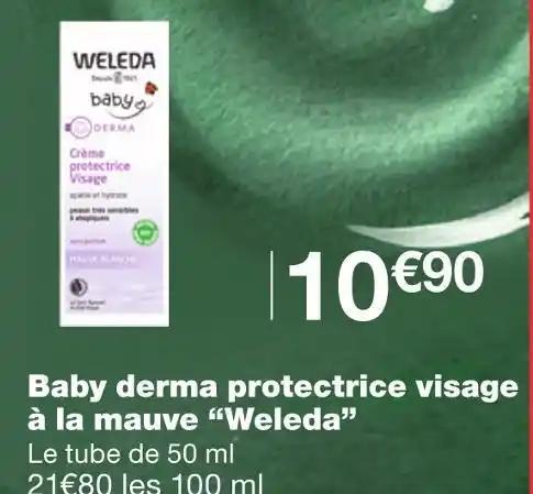 Weleda Baby derma protectrice visage à la mauve