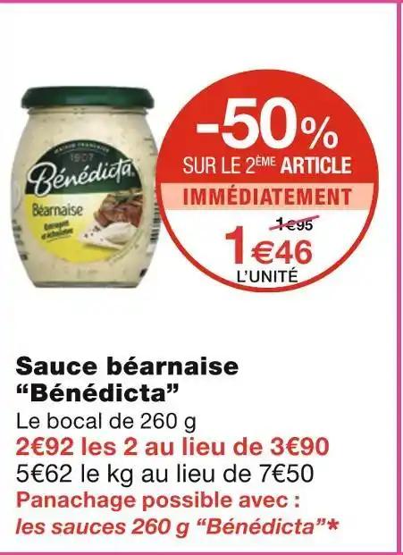 Bénédicta Sauce béarnaise