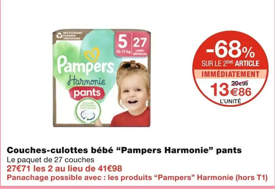 Pampers Harmonie Couches-culottes bébé pants