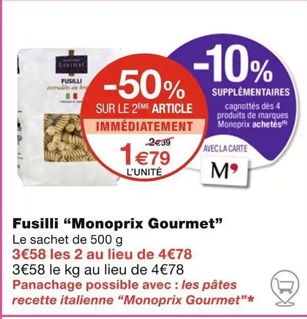 Monoprix Gourmet Fusilli