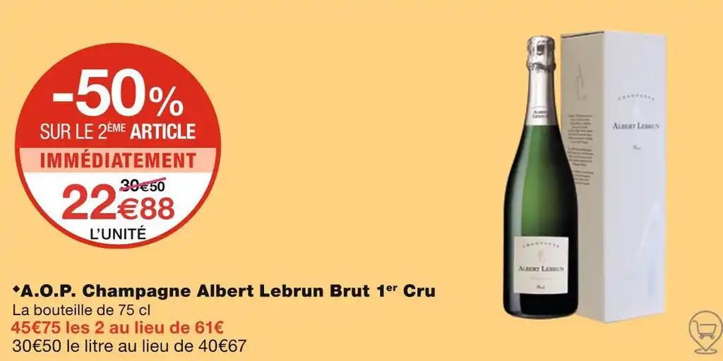 Albert Lebrun A.O.P. Champagne Brut 1er Cru