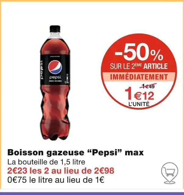 Pepsi Boisson gazeuse max