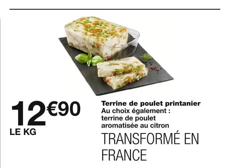 Promotion Exclusives de Terrine de poulet : Découvrez l'Offre incontournable