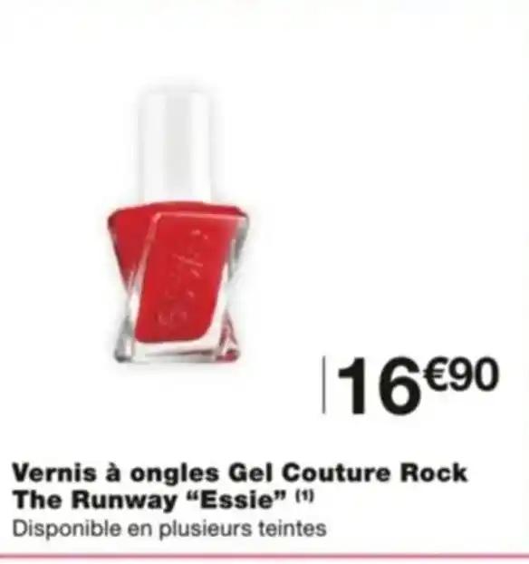 Vernis à ongles Gel Couture Rock The Runway "Essie" (¹) Disponible en plusieurs teintes