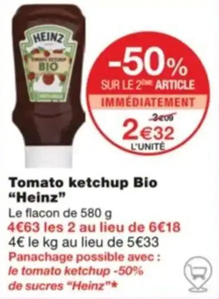Tomato ketchup Bio "Heinz"