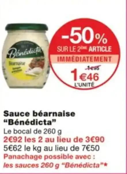 Sauce béarnaise “Bénédicta”