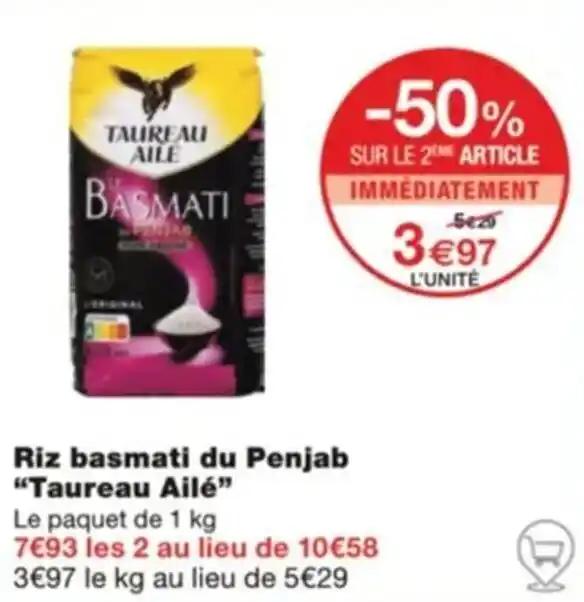 Riz basmati du Penjab "Taureau Ailé"