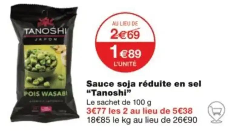 Sauce soja réduite en sel "Tanoshi"