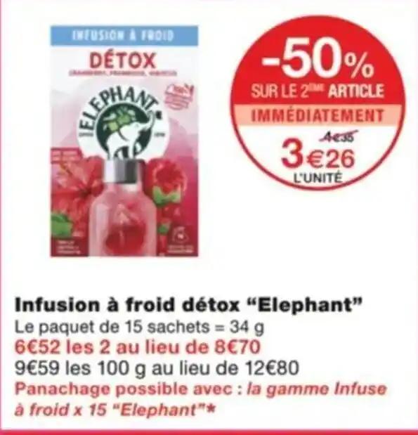 Infusion à froid détox “Elephant"