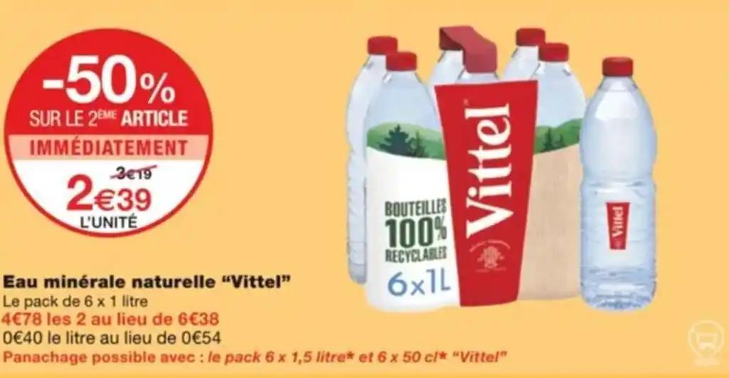 Eau minérale naturelle “Vittel”