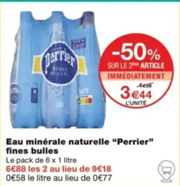 Eau minérale naturelle “Perrier" fines bulles