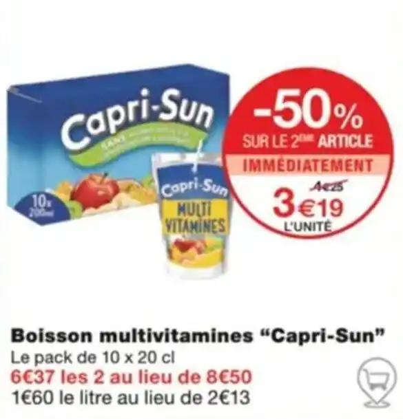 Boisson multivitamines "Capri-Sun"