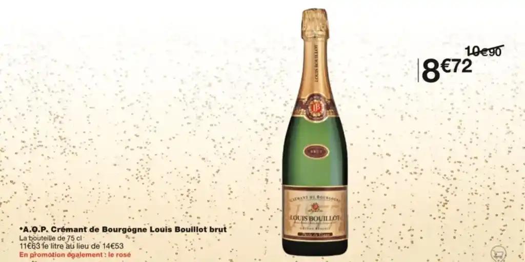 *A.O.P. Crémant de Bourgogne Louis Bouillot brut