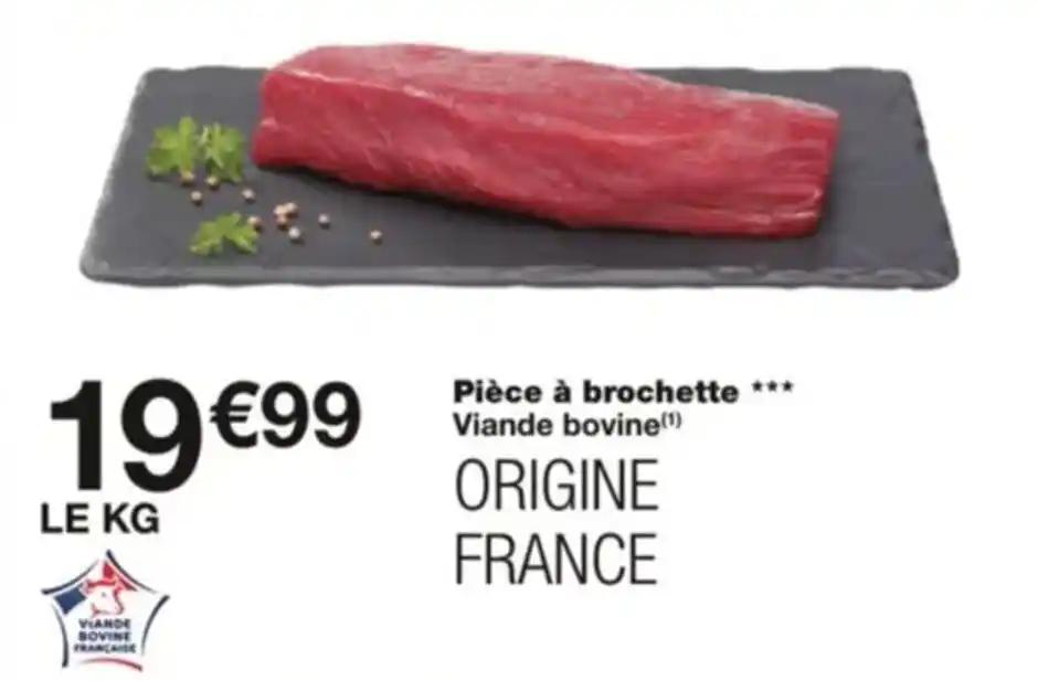 Pièce à brochette *** Viande bovine (¹)