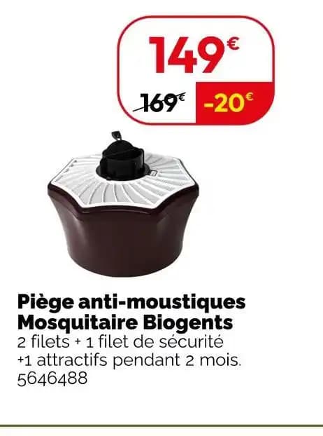 Biogents Piège anti-moustiques Mosquitaire