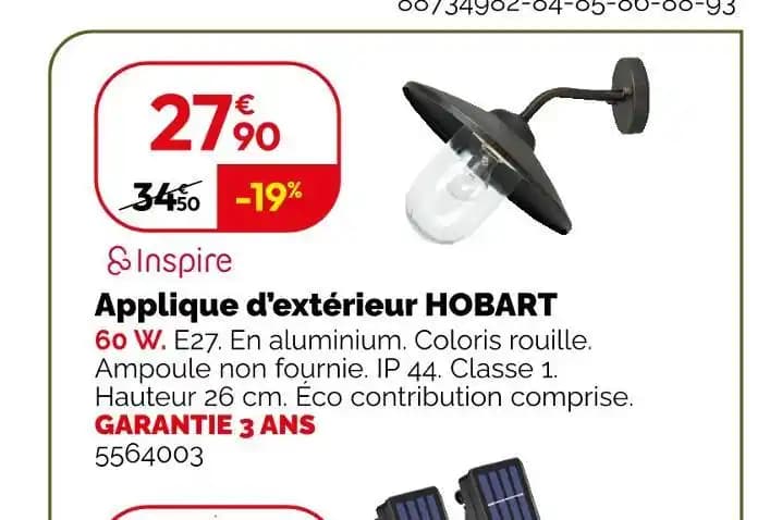 Promotion Exclusives de Applique d'extérieur : Découvrez l'Offre incontournable