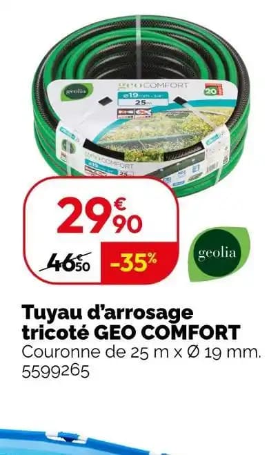 geolia Tuyau d’arrosage tricoté GEO COMFORT