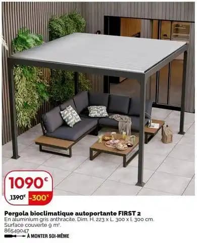 First 2 - pergola bioclimatique autoportante