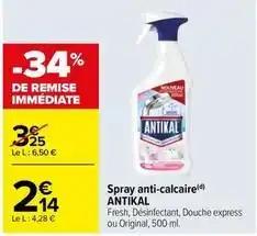 Antikal - spray anti calcaire