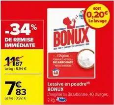 Bonux - lessive en poudre