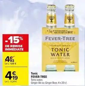 Promotion Exclusives de Fever tree : Découvrez l'Offre incontournable