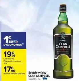 Clan campbell - scotch whisky