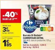 Carrefour - burrata di bufala extra