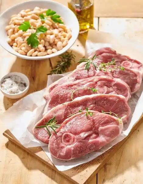 Agneau : gigot*** tranche avec os (f)