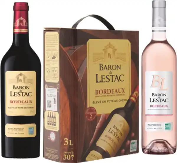 BARON DE LESTAC SUR TOUS LES VINS