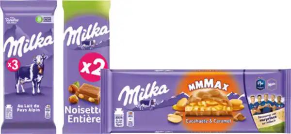 MILKA SUR TOUTES LES TABLETTES DE CHOCOLAT
