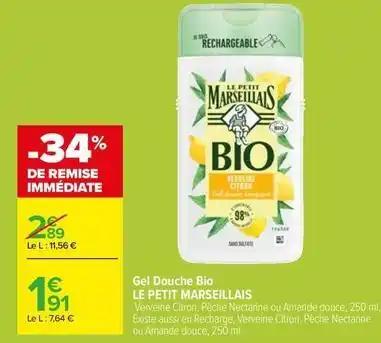 Le petit marseillais - gel douche bio