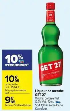 Get 27 - liqueur de menthe