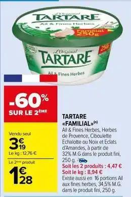 Tartare - familial