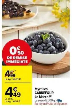 Carrefour - myrtilles